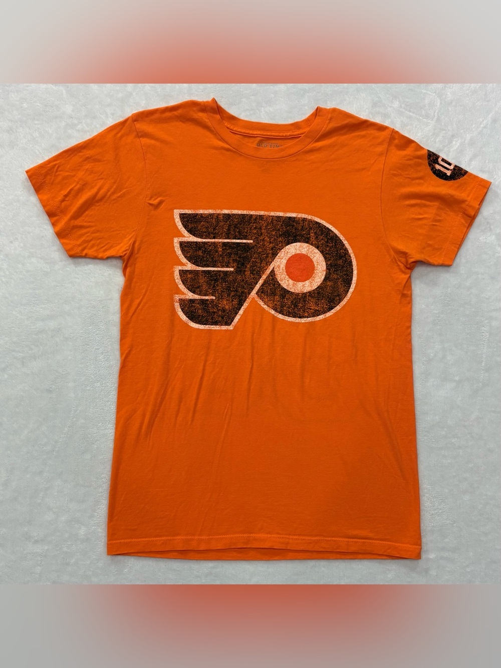 Old Time Hockey Philadelphia Flyers Eric Lindros #88 Orange T-Shirt Men’s Size S